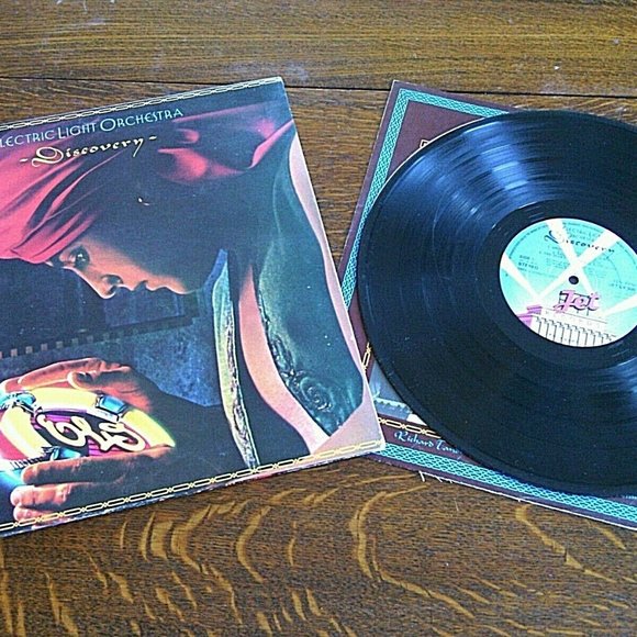 Vintage British Vinyl LP ELO Discovery  Don't Bring Me Down Jeff Lynne Gatefold - Picture 16 of 16